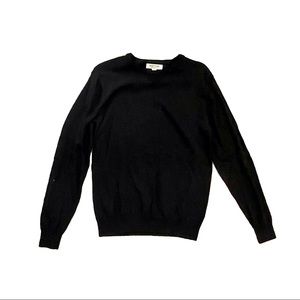 Black 100% Merino Wool Sweater